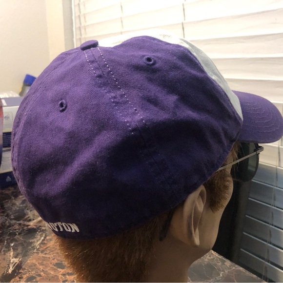 47 Brand NCAA Washington Huskies Men’s Purple White Caps Size Medium - Picture 6 of 11